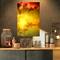 Designart - Red Dramatic Sky with Yellow Sun - Landscape Canvas Art Print